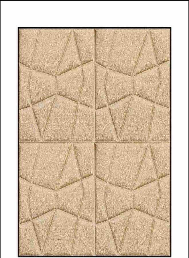 SOJITRA Wallpaper Sheet 3D Diamond PE Foam Waterproof Wallpaper for Bedroom, Office, Kitchen, Balcony,Ceiling Roof,Kids Room,Decoration etc. (70 x 70 cm) (3D Diamond) (20) - Image 1
